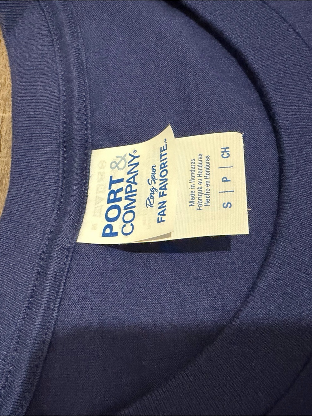 NWOT: Navy Blue Graphic Bow Baseball/Softball Tee - Picture 3 of 3